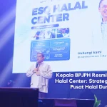 kepala bpjph resmikan esq halal center
