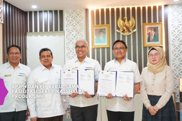 BPJPH dan PIP Kerja Sama Fasilitasi Sertifikasi Halal Produk UMK