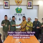 Makin Terpercaya, IZI Raih Izin Resmi Lembaga Amil Zakat di Jakarta
