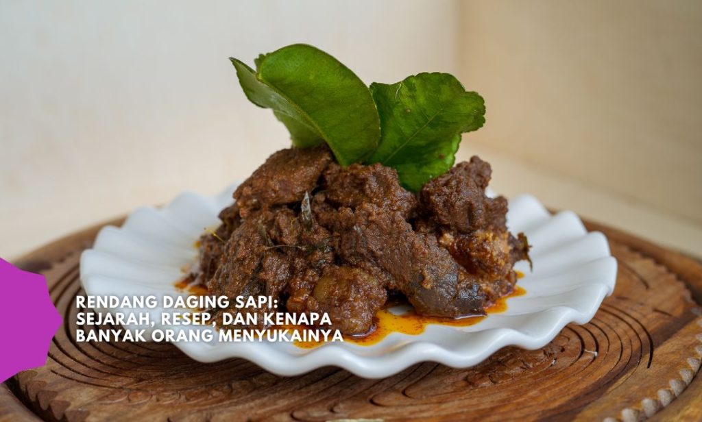 Rendang Daging Sapi Sejarah, Resep